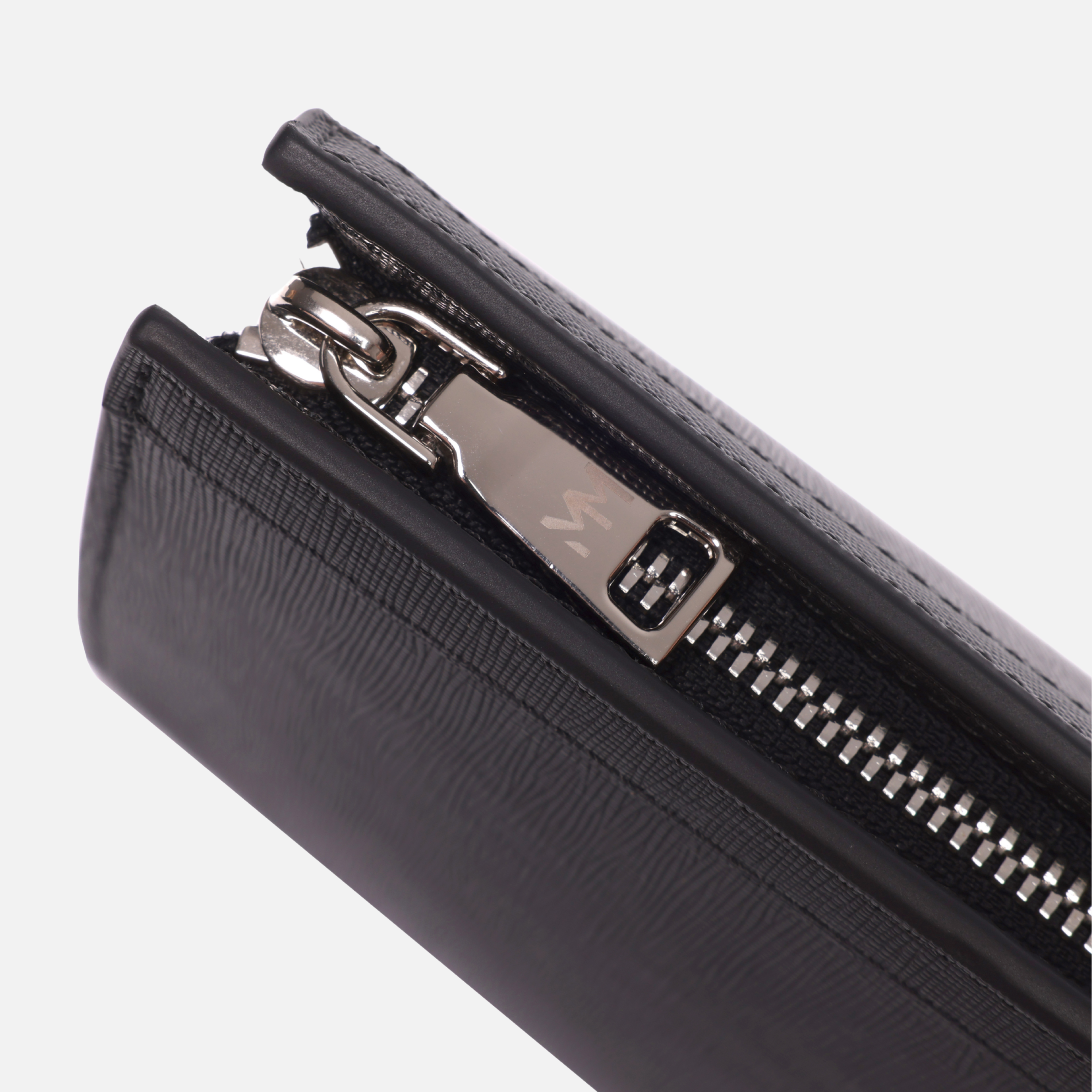 MM London Saffiano Black Clutch Bag